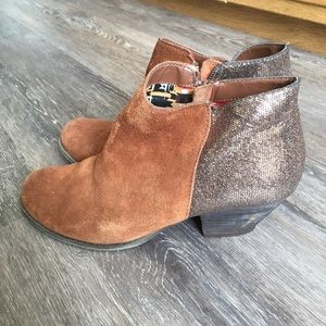 Suede Cognac Boots